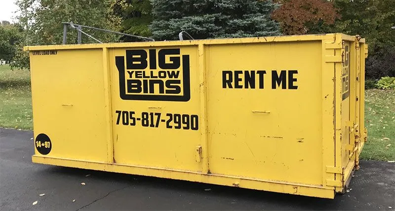 Big yellow bin