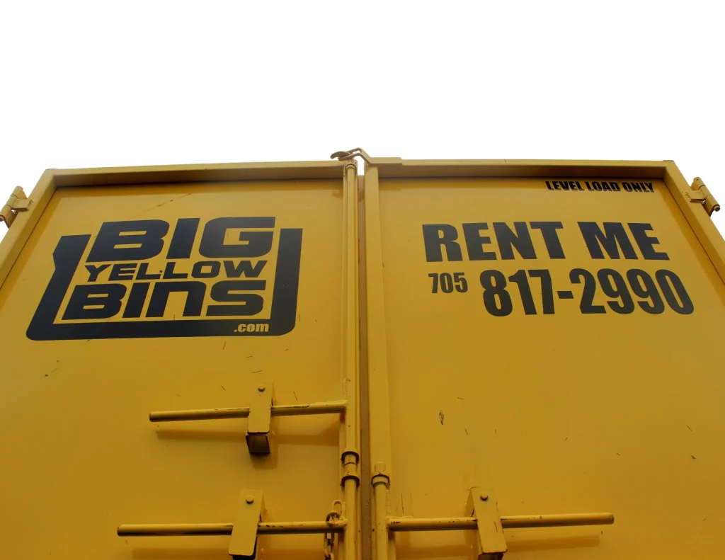 Benefits of Renting a Bin in Barrie Big Yellow Bins